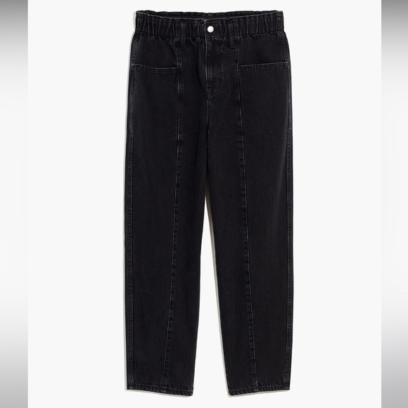 Madewell Pull-on Balloon Jeans in Hobson Wash Paper Bag Edition - Picture 5 of 6